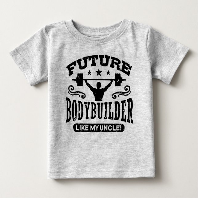 Camiseta Futuro Criador de Pormenores Como Meu Tio (Frente)