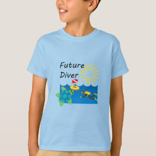 Camiseta Futuro Design de mergulho - Luz Noturna