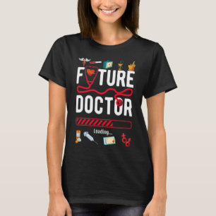 Camiseta Futuro Doutor Estudantes Engraçados Médicos