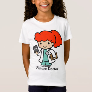Camiseta Futuro Doutor Rapariga com Xray