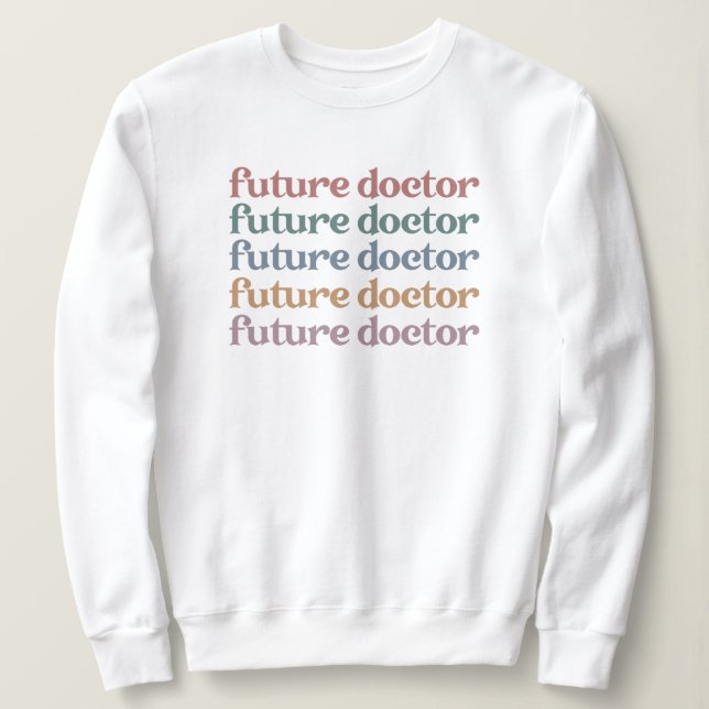 Camiseta Futuro Dr. Faculdade de Medicina Presente para Est (Frente do Design)