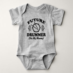Camiseta Futuro Drummer Como Minha Mamãe