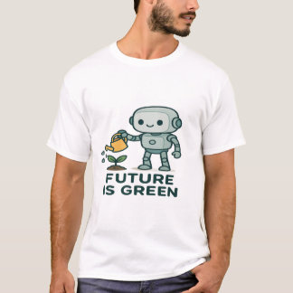 Camiseta Futuro é Verde - Fábrica de Águas Robustas Bonitas