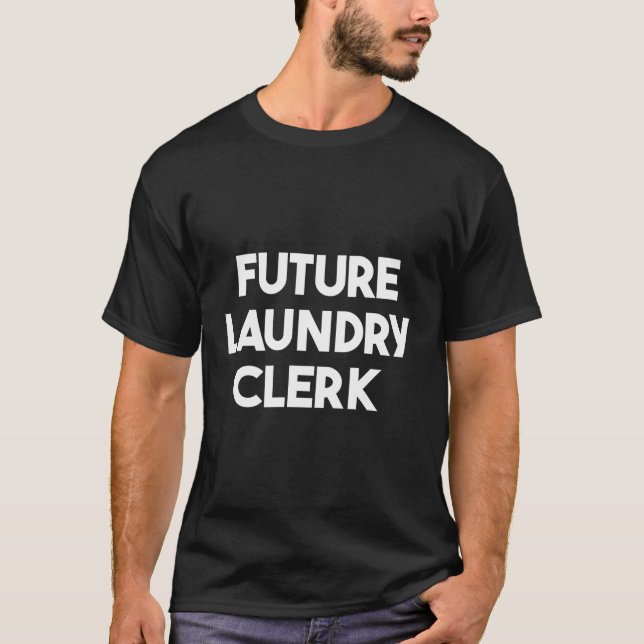 Camiseta Futuro Empregador de Lavanderia (Frente)