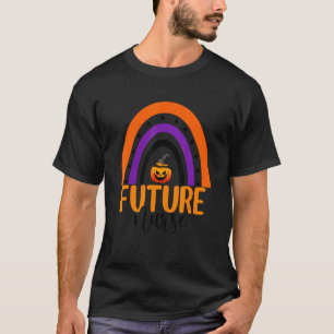 Camiseta Futuro Enfermeiro Abóbora de Halloween Arco-íris E