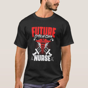 Camiseta Futuro Enfermeiro de Cuidados Críticos Enfermagem