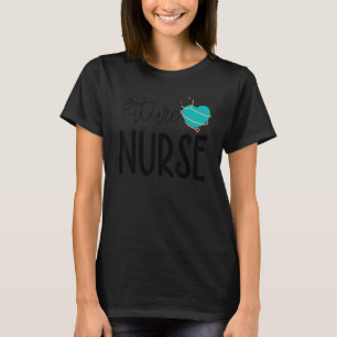 Camiseta Futuro Enfermeiro Estudante de Enfermagem Estetosc