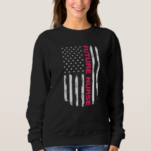 Camiseta Futuro Enfermeiro Orgulhoso Positivo Carrer Vintag