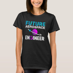 Camiseta Futuro Engenheiro Aeroespacial Graduado em Engenha