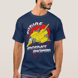 Camiseta Futuro Engenheiro Aeroespacial Punho de Engenharia