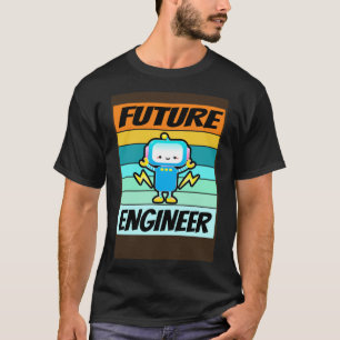 Camiseta Futuro Engenheiro Shirt Boys Engenheiro de softwar