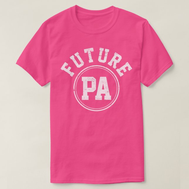 Camiseta Futuro Estudante Assistente Médico PA (Frente do Design)