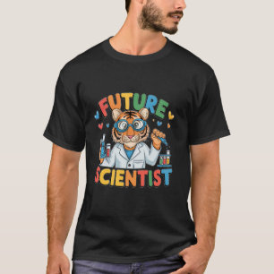 Camiseta Futuro Estudante Cientista Feira Menino Cientista 
