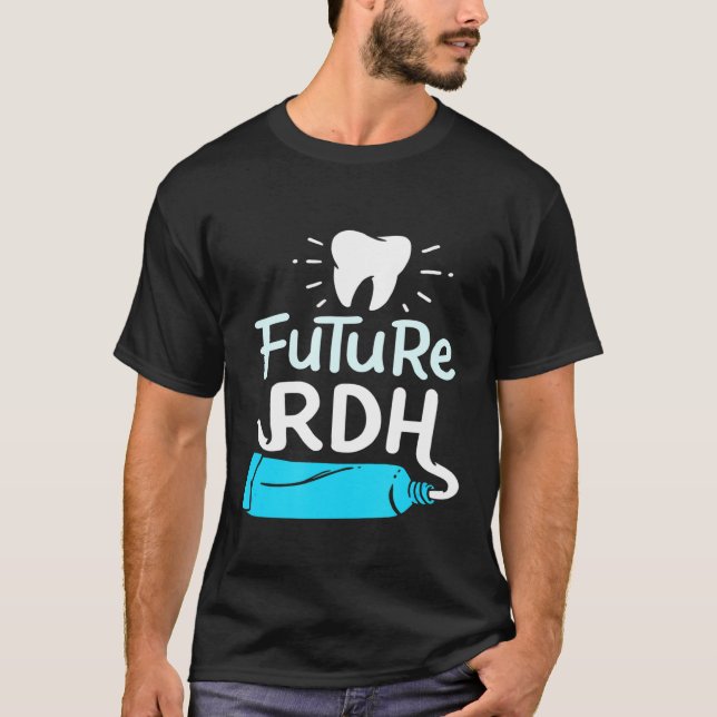 Camiseta Futuro Estudante De Dentista Dentista De Higienist (Frente)