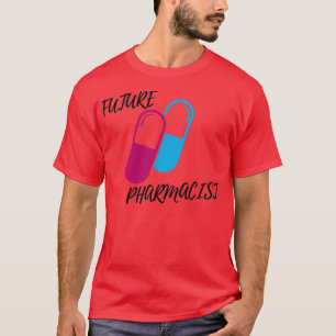 Camiseta Futuro Farmacêutico presente de homens engraçados