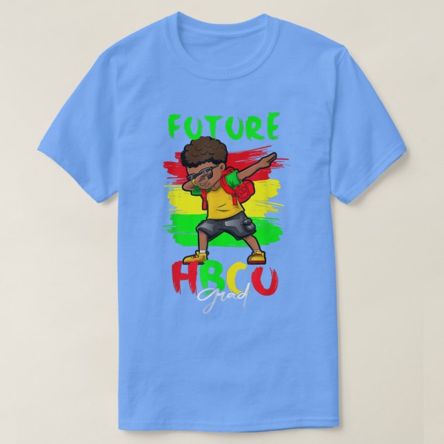 Camiseta Futuro Formando HBCU - Programa Histórico da Black (Frente do Design)