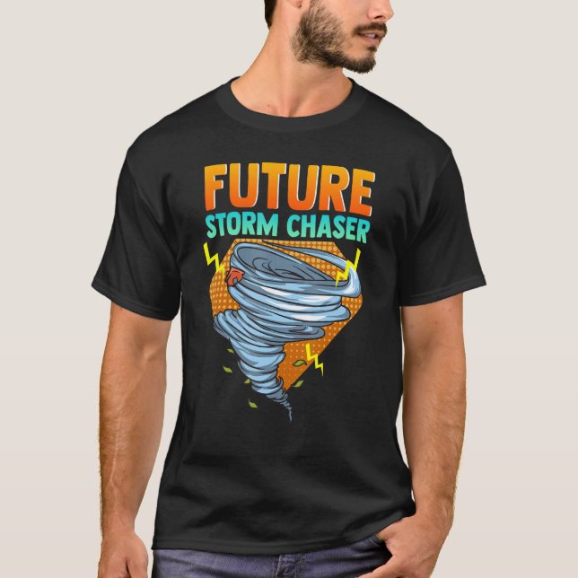 Camiseta Futuro Furacão Tornado Tornado e Thundersto (Frente)