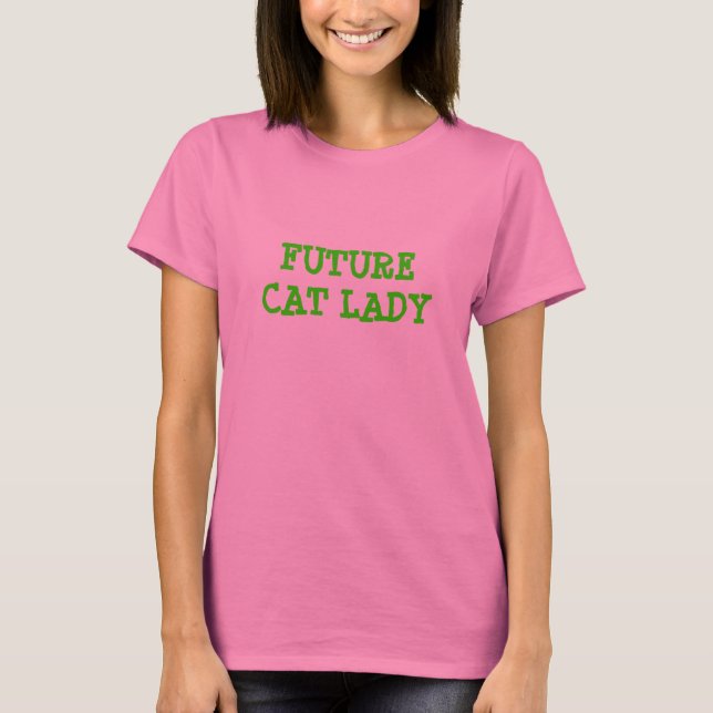 CAMISETA FUTURO GATO LADY (Frente)