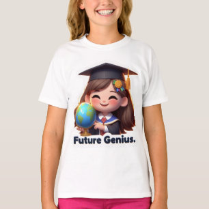Camiseta Futuro gênio " Voltar à escola"
