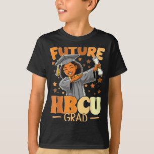 Camiseta Futuro graduado hbcu garotas fazendo dab em format