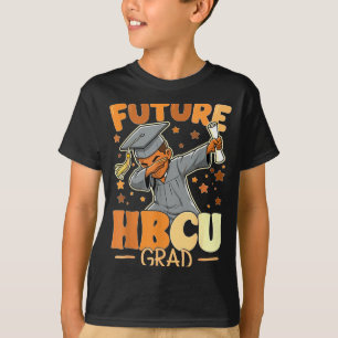 Camiseta Futuro Graduado Hbcu Meninos Dabbing Arte Gráfica