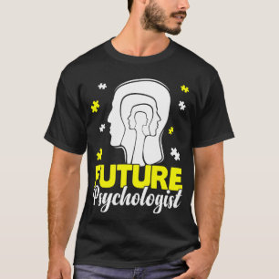 Camiseta Futuro Gráfico de Estudantes de Psicologia Escolar
