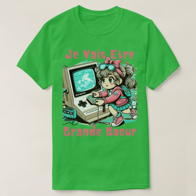 Camiseta Futuro Grande Soeur 2025 Bientot Grande Soeur Anno (Frente do Design)