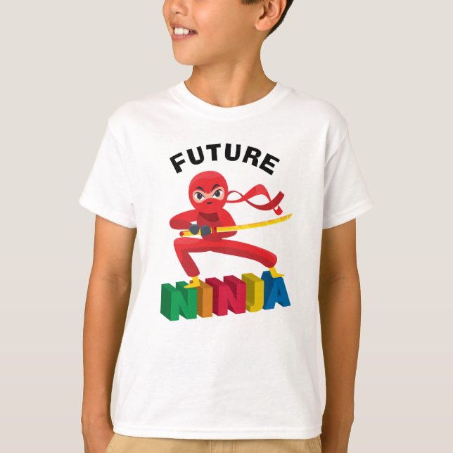 Camiseta Futuro Guerreiro Ninja (Frente)