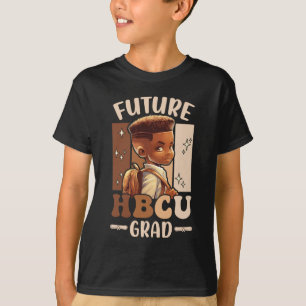 Camiseta Futuro HBCU Formando Crianças Negro Menino Afro Hi