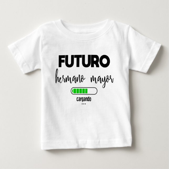 Camiseta Futuro hermano prefeito cargando (Frente)
