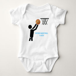 Camiseta Futuro jogador de basquetebol com bola