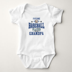 Camiseta Futuro Jogador De Beisebol Como Meu Avô