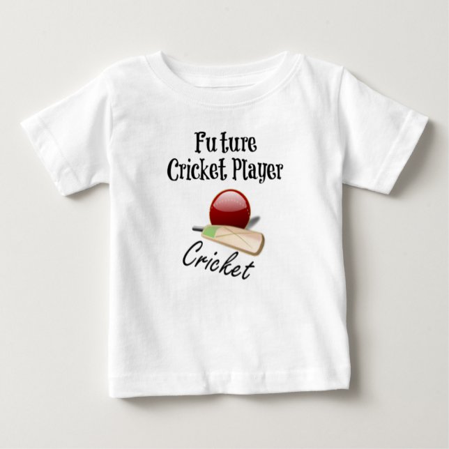 Camiseta Futuro Jogador de Críquete (Frente)