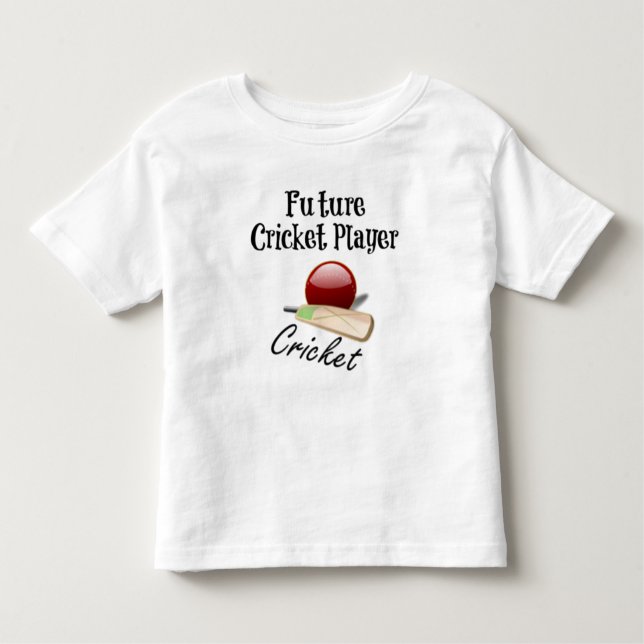 Camiseta Futuro Jogador de Críquete (Frente)