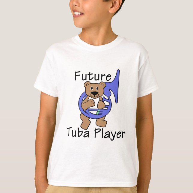 Camiseta Futuro Jogador/Urso Tuba (Frente)