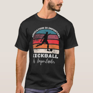 Camiseta Futuro Kickball E Jogadores Mãe Pai Kickballer Co