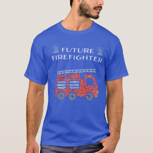 Camiseta Futuro lançamento de um caminhão de combate a incê