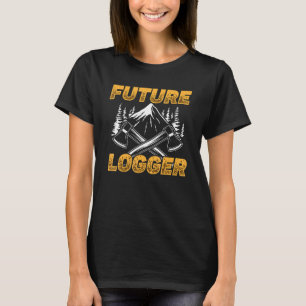 Camiseta Futuro Logger Lumberjack Logging Sawmill