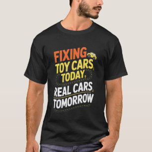 Camiseta Futuro Mecânico Engraçado para Crianças que Amam C
