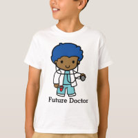 Futuro médico com estetoscópio