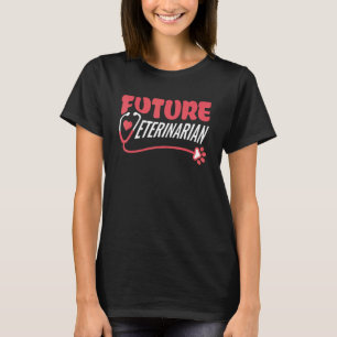 Camiseta Futuro Médico Veterinário Animais Veterinários