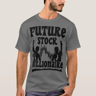 Camiseta Futuro mercado de transações por dia milionário de