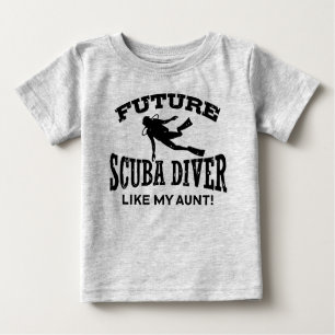 Camiseta Futuro Mergulhador Como Minha Tia