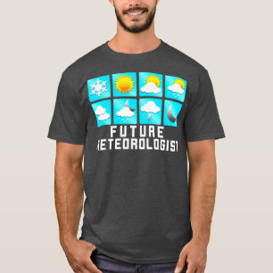 Camiseta Futuro Meteorologista Engraçado Tempestade Chaser