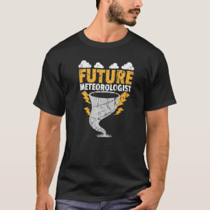 Camiseta Futuro Meteorologista Sun Chuva Tempestades Grunge
