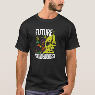 Camiseta Futuro Microbiólogo para Estudante de Microbiologi