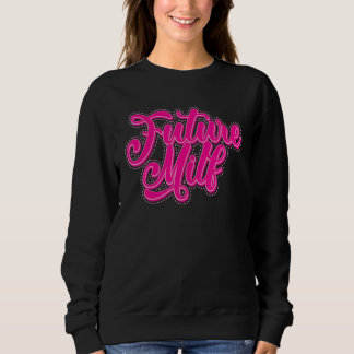 Camiseta Futuro MILF Ama a Mãe Quente O Futuro MILF das Mul