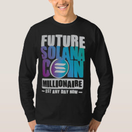 Camiseta Futuro Milionário de Moedas da SOLANA