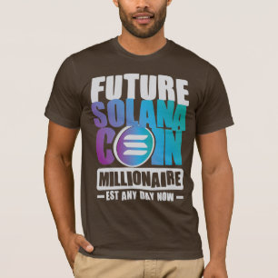 Camiseta Futuro Milionário de Moedas da SOLANA