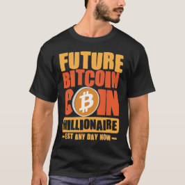 Camiseta Futuro Milionário de Moedas de BITCOIN